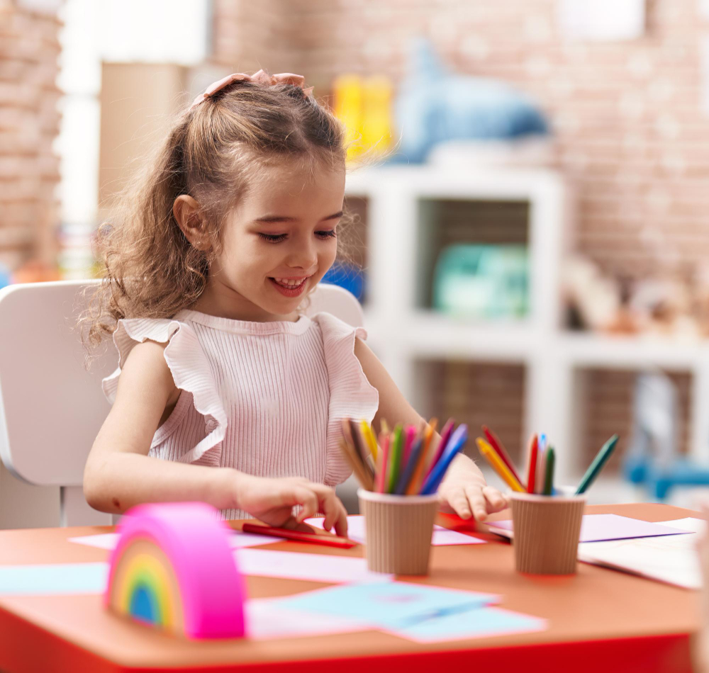 Happy children playing